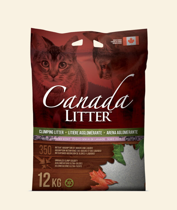 CANADA LITTER 12KG AGLOMERANTE - Perfume Lavanda